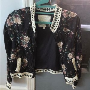 Floral jacket size small